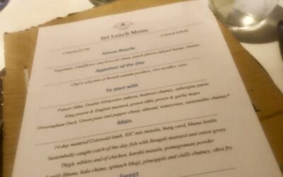 Lunch at East India Café Cheltenham- A Lady Janey Review