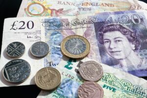 Money notes and coins Money notes and coins