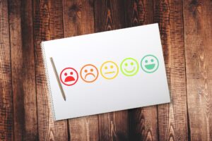 customer satisfaction smileys