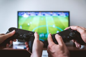 gaming with two players gaming with two players