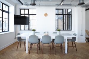 a stylish London office