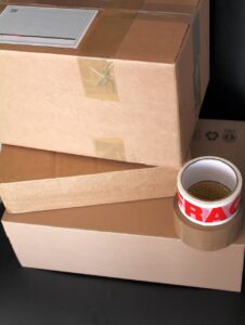 boxes used for parcel deliveries